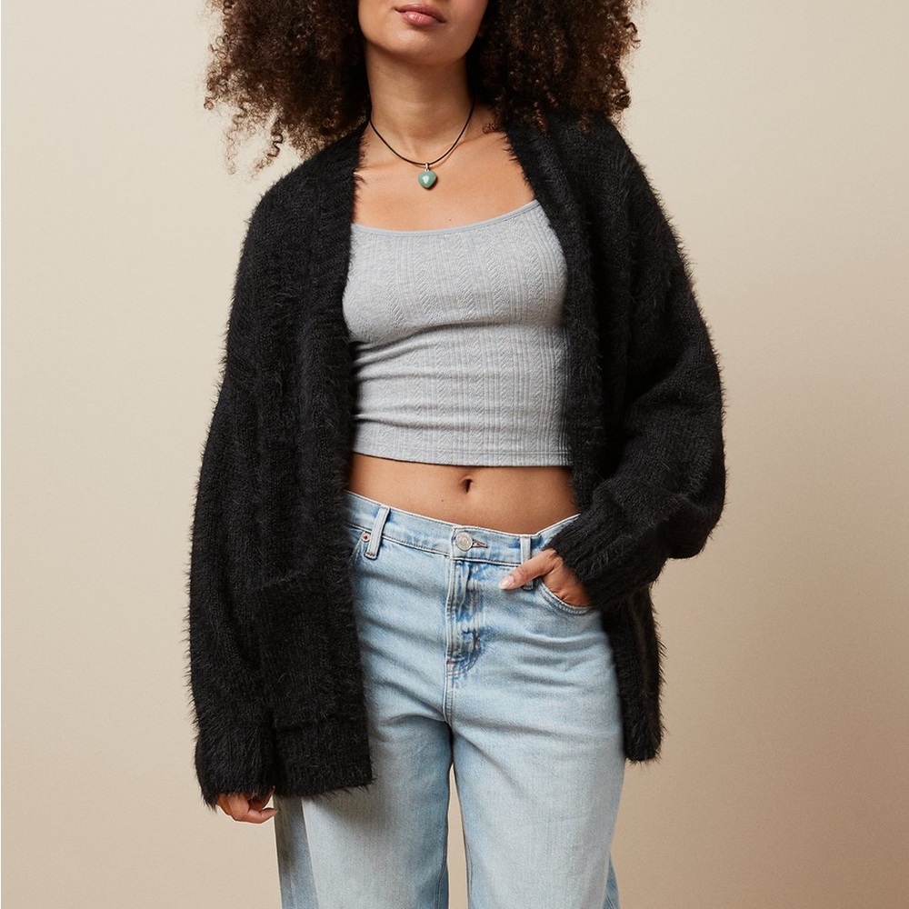 American Eagle Fuzzy Cardigan